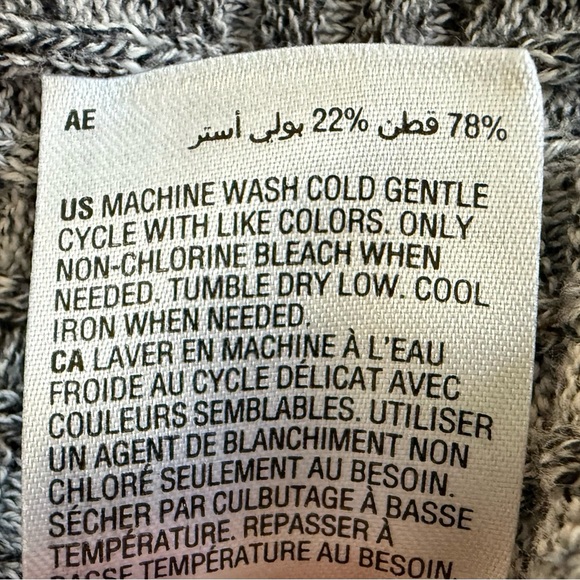 Tasso Elba Men’s Gray Textured Knit Crewneck Sweater Size L - Picture 7 of 11